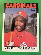 1986 Topps Base Set #370 Vince Coleman