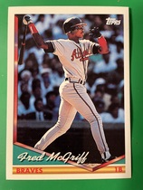 1994 Topps Base Set #565 Fred McGriff