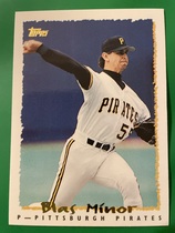 1995 Topps Base Set #166 Blas Minor