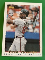 1995 Topps Base Set #355 Fred McGriff