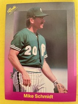 1989 Classic Travel Edition Purple Series #153 Mike Schmidt