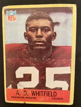 1967 Philadelphia Base Set #191 A.D. Whitfield