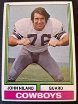 1974 Topps Base Set #80 John Niland
