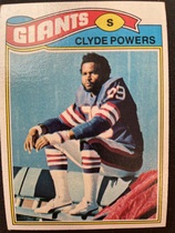 1977 Topps Base Set #368 Clyde Powers