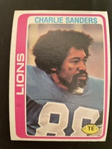 1978 Topps Base Set #344 Charlie Sanders