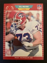 1989 Pro Set Base Set #33 Will Wollford