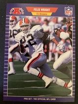 1989 Pro Set Base Set #85 Felix Wright