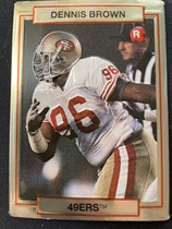 1990 Action Packed Rookie Update #21 Dennis Brown