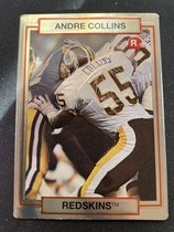 1990 Action Packed Rookie Update #35 Andre Collins UER