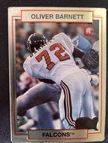 1990 Action Packed Rookie Update #61 Oliver Barnett