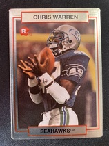 1990 Action Packed Rookie Update #62 Chris Warren