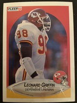 1990 Fleer Base Set #200 Leonard Griffin