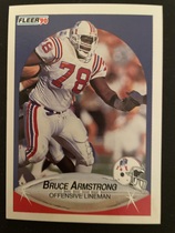 1990 Fleer Base Set #317 Bruce Armstrong