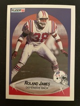 1990 Fleer Base Set #320 Roland James