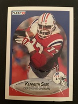 1990 Fleer Base Set #327 Kenneth Sims