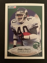 1990 Fleer Base Set #361 James Hasty