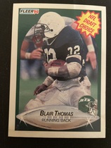 1990 Fleer Base Set #370 Blair Thomas