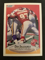 1990 Fleer Update #90 Dan Saleaumua