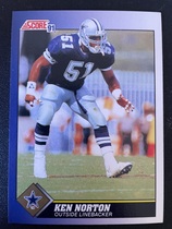 1991 Score Base Set #51 Ken Norton