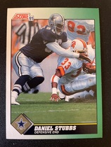 1991 Score Base Set #287 Daniel Stubbs