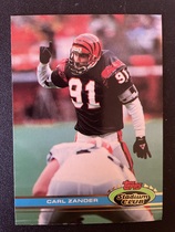 1991 Stadium Club Base Set #196 Carl Zander