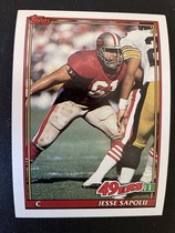 1991 Topps Base Set #70 Jesse Sapolu