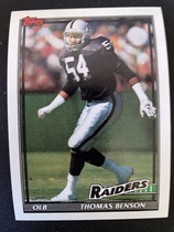1991 Topps Base Set #89 Thomas Benson