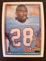 1991 Topps Base Set #235 Cris Dishman