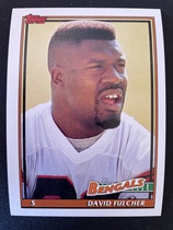 1991 Topps Base Set #250 David Fulcher