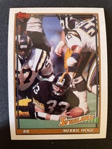 1991 Topps Base Set #301 Merril Hoge