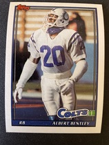 1991 Topps Base Set #352 Albert Bentley
