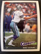 1991 Topps Base Set #354 Mike Saxon