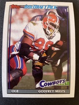 1991 Topps Base Set #355 Godfrey Myles