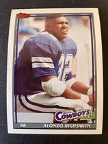 1991 Topps Base Set #364 Alonzo Highsmith