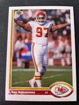 1991 Upper Deck Base Set #196 Dan Saleaumua