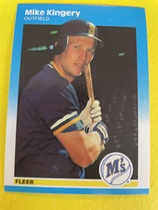 1987 Fleer Update #57 Mike Kingery