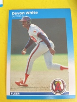 1987 Fleer Update #123 Devon White