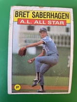 1986 Topps Base Set #720 Bret Saberhagen