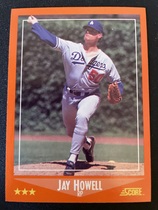 1988 Score Rookie & Traded #35T Jay Howell