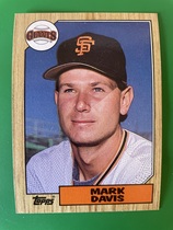 1987 Topps Base Set #21 Mark Davis