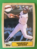 1987 Topps Base Set #37 Marvell Wynne