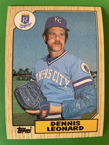 1987 Topps Base Set #38 Dennis Leonard
