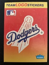 1991 Fleer Team Logo Stickers #NNO Dodgers