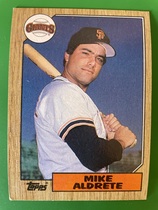 1987 Topps Base Set #71 Mike Aldrete