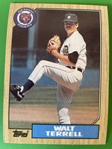 1987 Topps Base Set #72 Walt Terrell