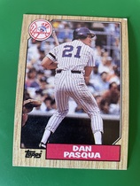 1987 Topps Base Set #74 Dan Pasqua