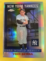 2025 Topps Chrome Platinum 1955 World Series #55WS-8 Yogi Berra