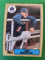 1987 Topps Base Set #117 Jim Beattie