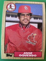 1987 Topps Base Set #133 Jose Oquendo
