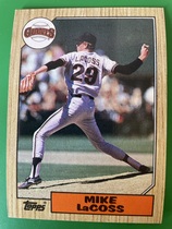 1987 Topps Base Set #151 Mike LaCoss